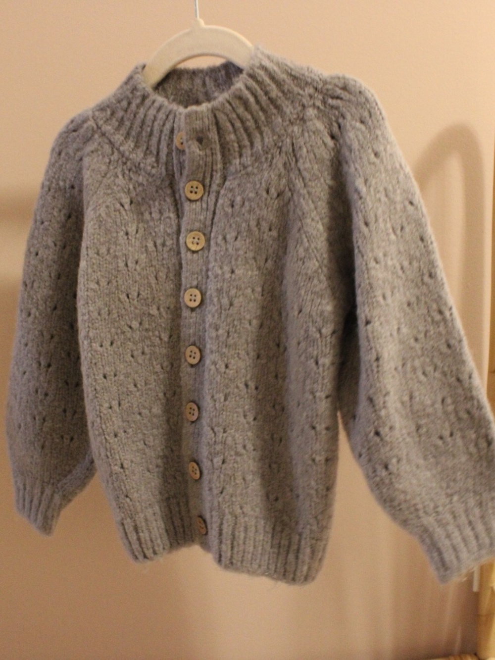 RYLEE + CRU Tulip Cardigan Powder Blue (2-3Y)